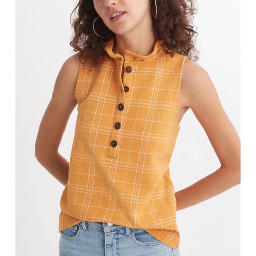 Ann Taylor mustard yellow blouse XXS - never worn